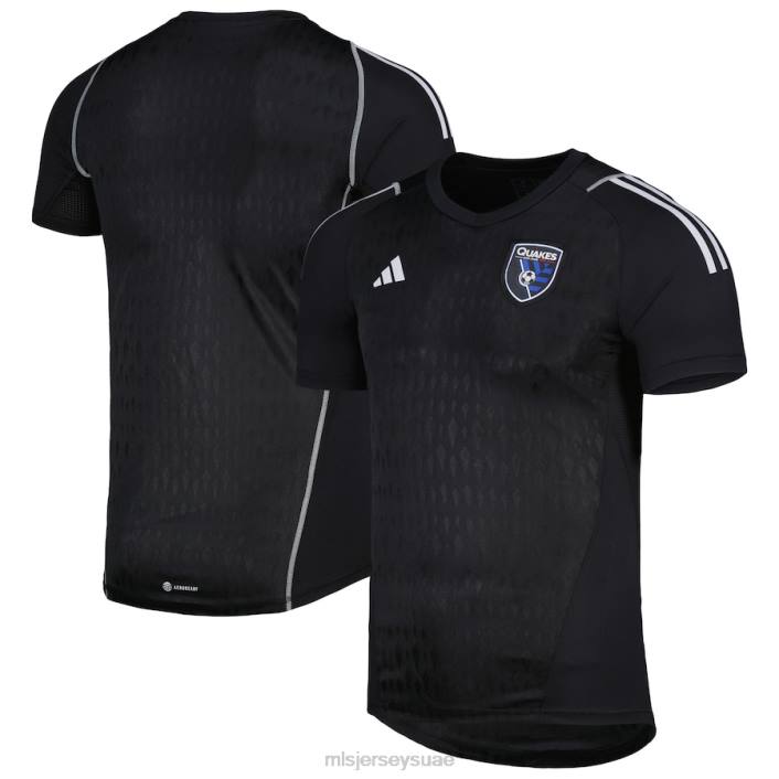 MLS Jerseys رجال سان خوسيه الزلازل أديداس الأسود 2023 نسخة طبق الأصل قميص حارس المرمى 866D583 جيرسي