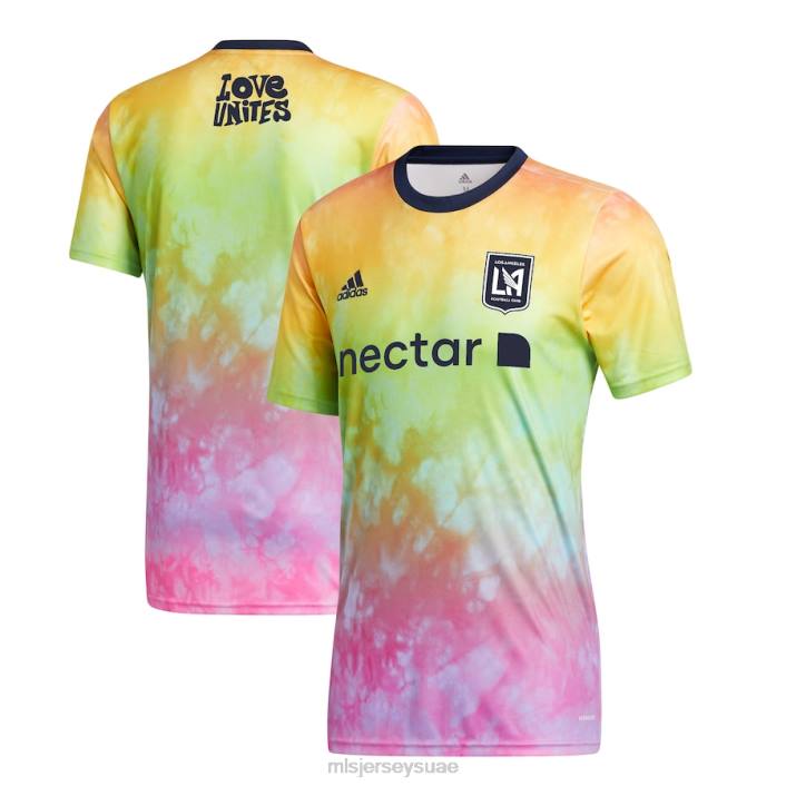 MLS Jerseys رجال قميص lafc adidas 2021 Pride لأداء ما قبل المباراة 866D547 جيرسي